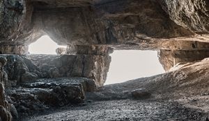 Preview wallpaper cave, rock, stones, nature