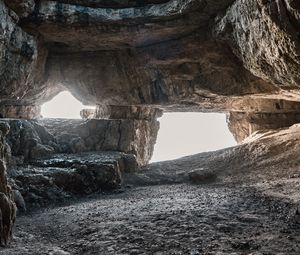 Preview wallpaper cave, rock, stones, nature