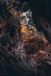 Preview wallpaper cave, rocks, gorge, mountains, nature