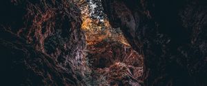 Preview wallpaper cave, rocks, gorge, mountains, nature