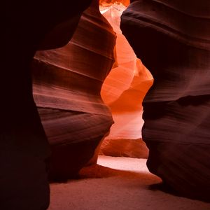 Preview wallpaper cave, rocks, light, nature