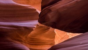 Preview wallpaper cave, rocks, sandy, relief