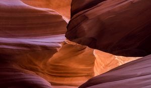 Preview wallpaper cave, rocks, sandy, relief