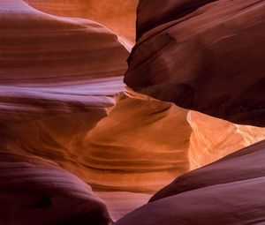 Preview wallpaper cave, rocks, sandy, relief