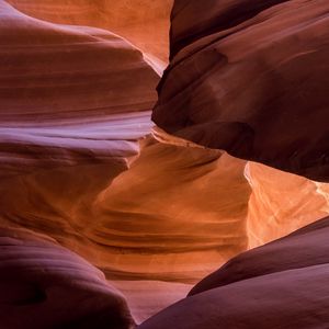 Preview wallpaper cave, rocks, sandy, relief