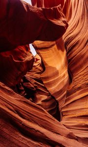 Preview wallpaper cave, rocks, stone, sandstone, brown