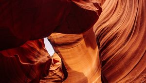 Preview wallpaper cave, rocks, stone, sandstone, brown