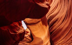 Preview wallpaper cave, rocks, stone, sandstone, brown