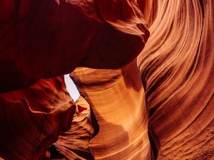 Preview wallpaper cave, rocks, stone, sandstone, brown