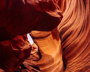 Preview wallpaper cave, rocks, stone, sandstone, brown