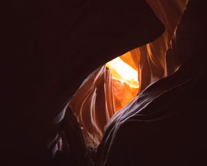 Preview wallpaper cave, rocks, stones, gorge