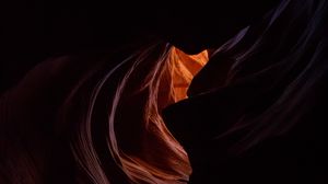 Preview wallpaper cave, sand, relief
