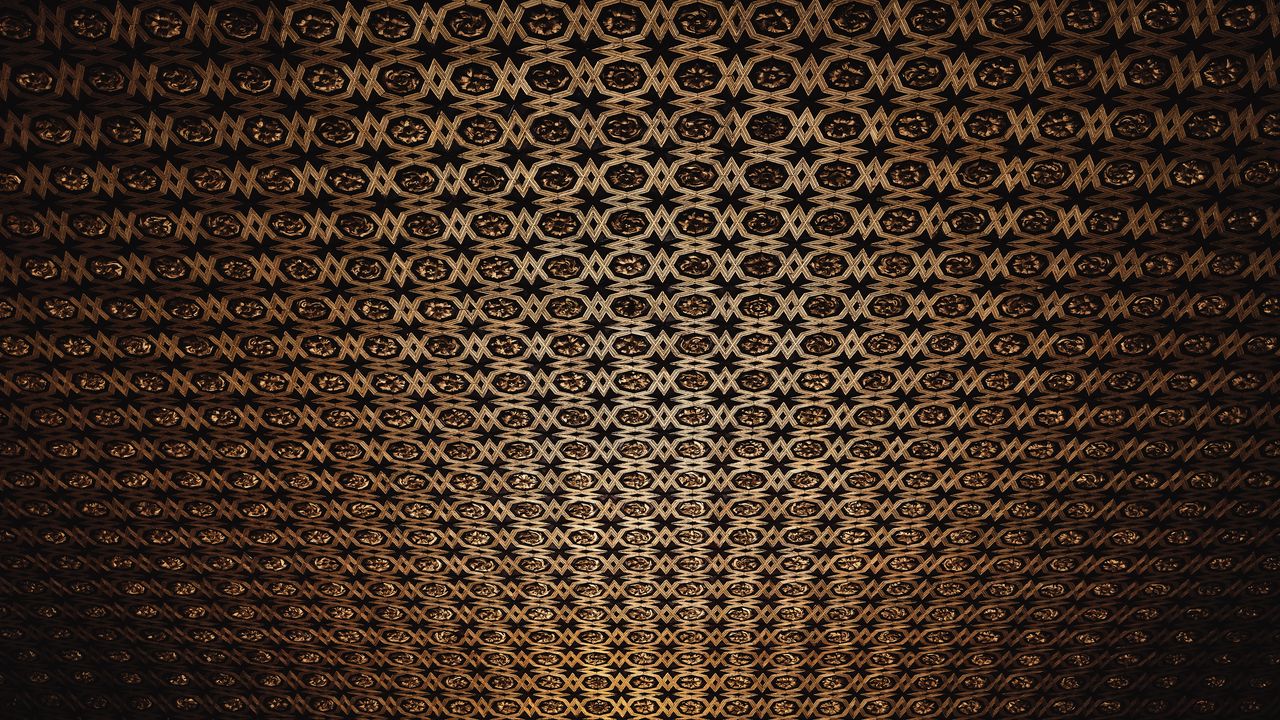 Wallpaper ceiling, pattern, circles, texture