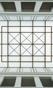 Preview wallpaper ceiling, squares, lines, architecture