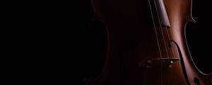 Preview wallpaper cello, musical instrument, dark