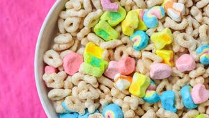 Preview wallpaper cereal, breakfast, bowl, colorful