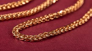 Preview wallpaper chain, gold, jewel