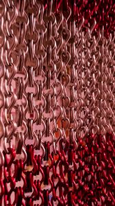 Preview wallpaper chain, links, metal, red