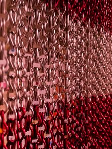 Preview wallpaper chain, links, metal, red