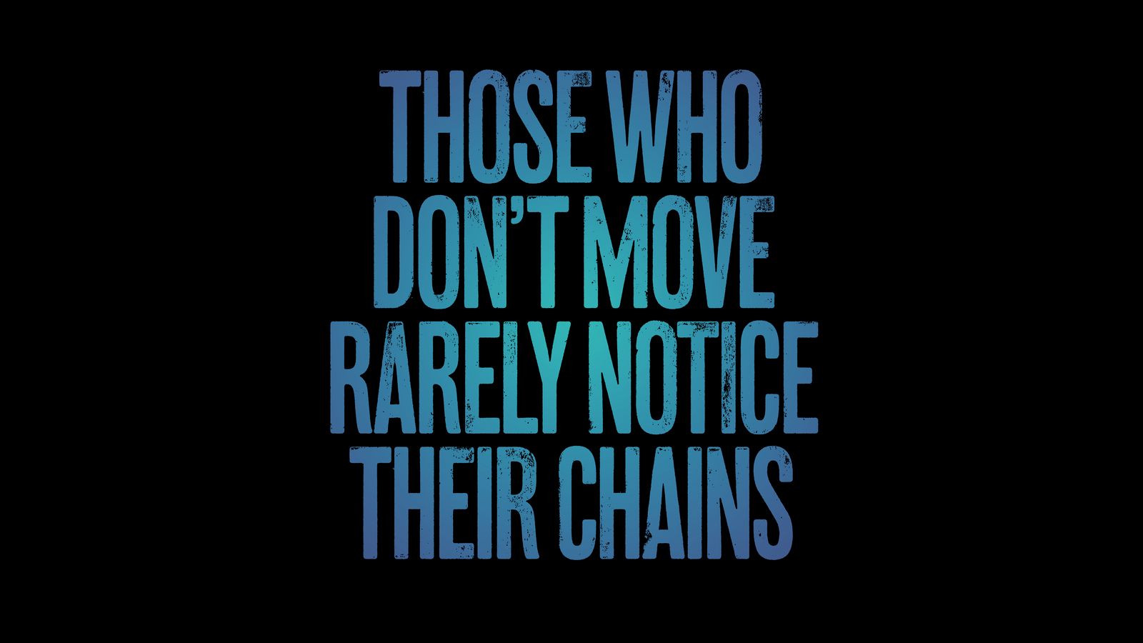 1600x900 Wallpaper chains, inscription, wisdom, black background, words