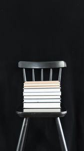Preview wallpaper chair, books, stack