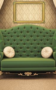 Preview wallpaper chair, green, room