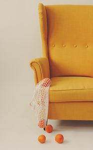 Preview wallpaper chair, oranges, fruits, interior