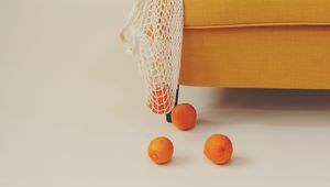 Preview wallpaper chair, oranges, fruits, interior
