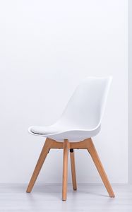 Preview wallpaper chair, white, minimalism, wall