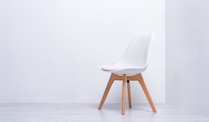 Preview wallpaper chair, white, minimalism, wall