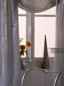 Preview wallpaper chair, window, curtain, light