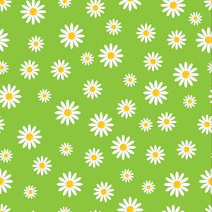 Preview wallpaper chamomile, patterns, texture, art, green