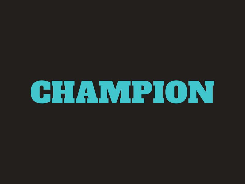 800x600 Wallpaper champion, word, inscription, text