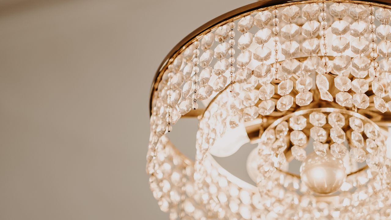 Wallpaper chandelier, lamp, light, lighting, aesthetics