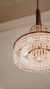 Preview wallpaper chandelier, lamp, light, lighting, aesthetics