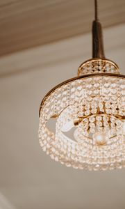 Preview wallpaper chandelier, lamp, light, lighting, aesthetics