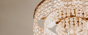 Preview wallpaper chandelier, lamp, light, lighting, aesthetics