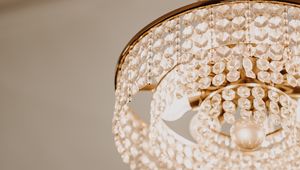 Preview wallpaper chandelier, lamp, light, lighting, aesthetics