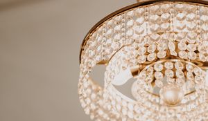 Preview wallpaper chandelier, lamp, light, lighting, aesthetics