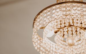 Preview wallpaper chandelier, lamp, light, lighting, aesthetics