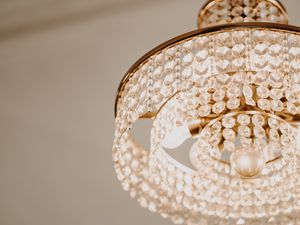 Preview wallpaper chandelier, lamp, light, lighting, aesthetics