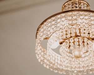 Preview wallpaper chandelier, lamp, light, lighting, aesthetics