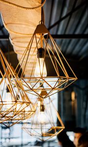 Preview wallpaper chandelier, light bulb, lighting, interior design