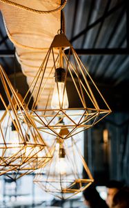 Preview wallpaper chandelier, light bulb, lighting, interior design