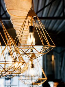 Preview wallpaper chandelier, light bulb, lighting, interior design