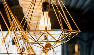 Preview wallpaper chandelier, light bulb, lighting, interior design