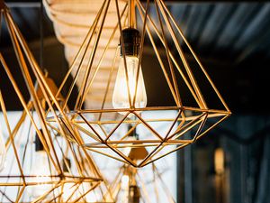 Preview wallpaper chandelier, light bulb, lighting, interior design