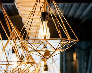 Preview wallpaper chandelier, light bulb, lighting, interior design