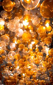 Preview wallpaper chandelier, light bulbs, light, lighting, decoration