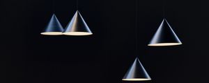 Preview wallpaper chandeliers, lamps, lighting, dark, minimalism